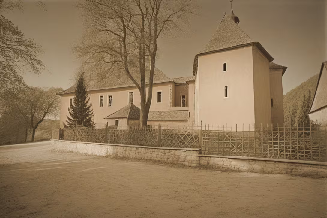 Wygląd historyczny – Areál zámku v Žampachu