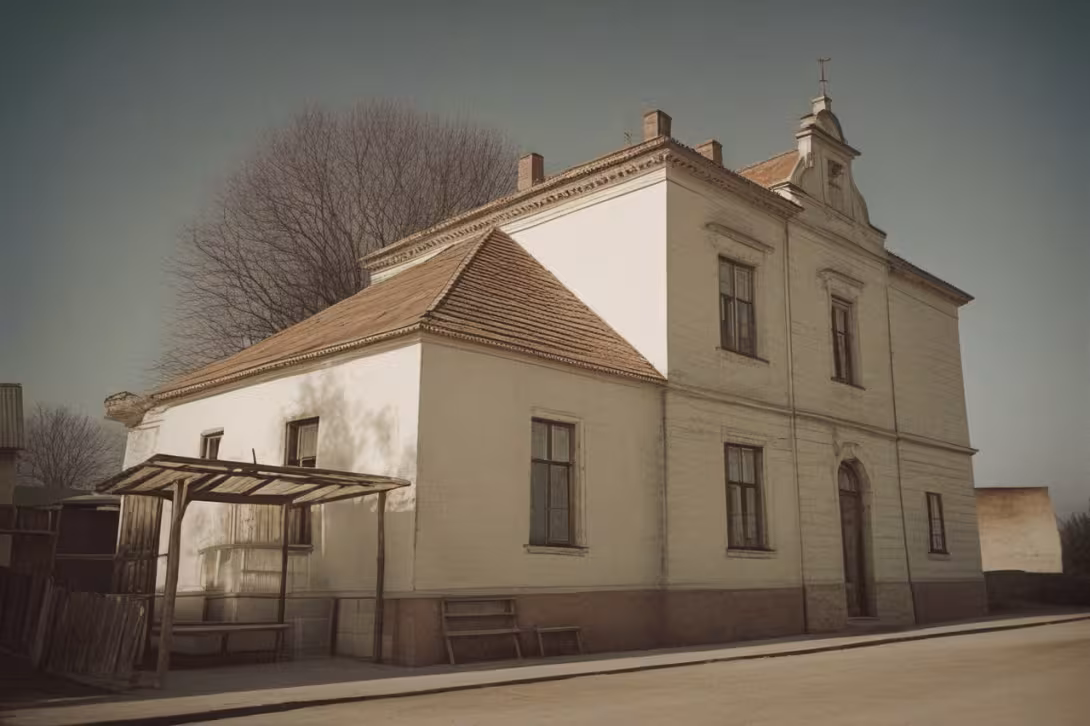 Historická podoba – Budova školy v Hůrkách