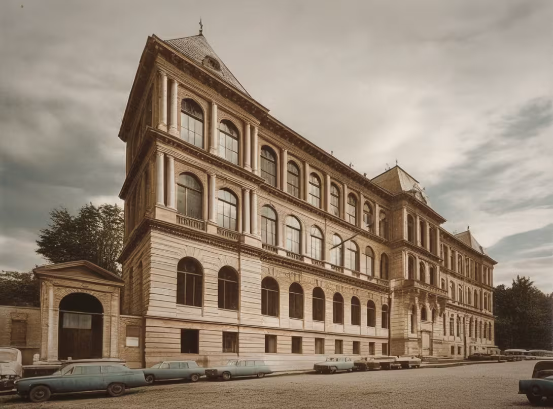 Wygląd historyczny – Budova Uměleckoprůmyslového musea v Praze