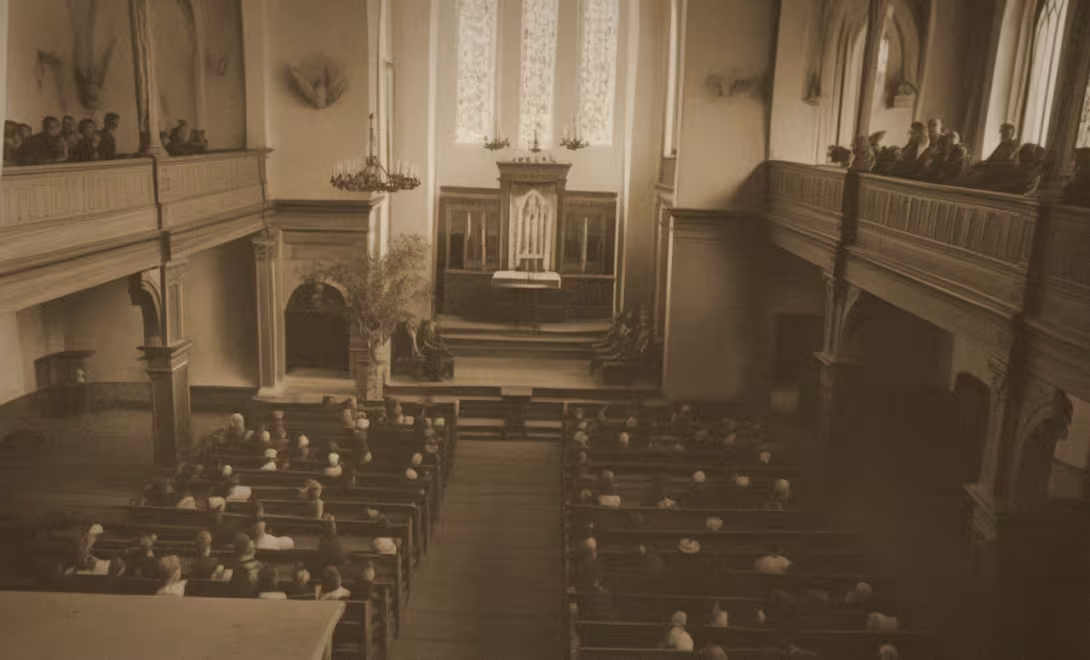 Historical appearance – evangelický kostel v Liberci