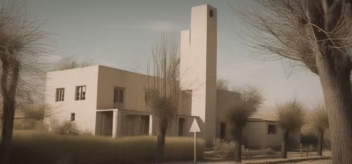 Historická podoba – evangelický kostel v Lounech