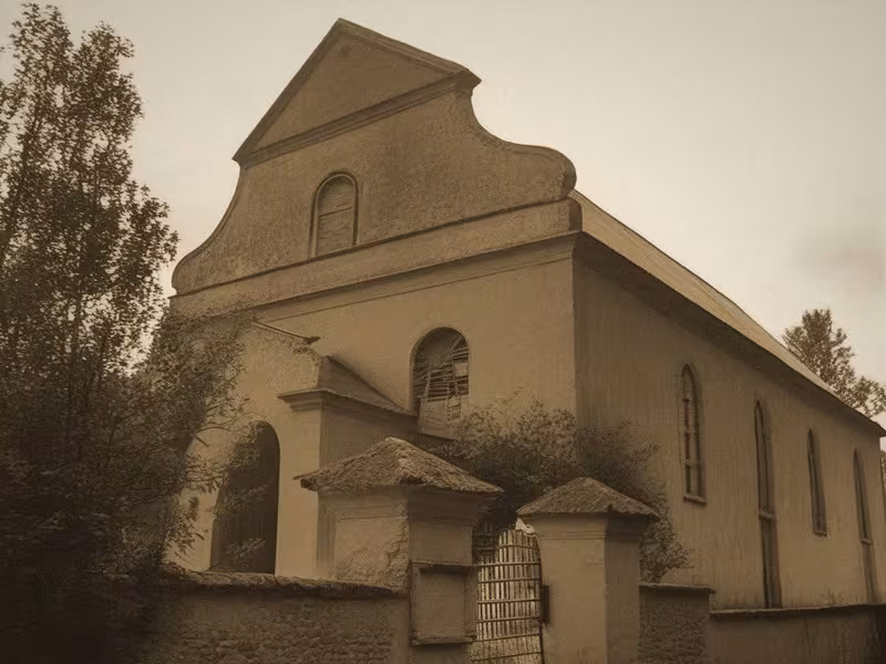 Wygląd historyczny – evangelický kostel ve Sloupnici