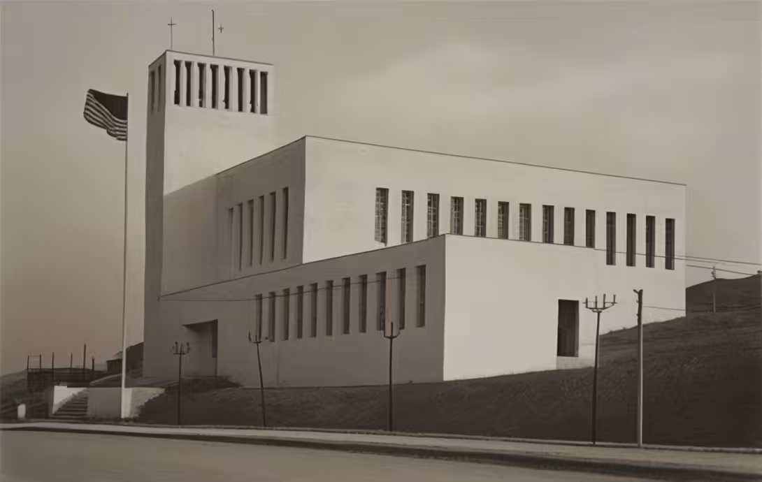 Wygląd historyczny – evangelický kostel ve Zlíně