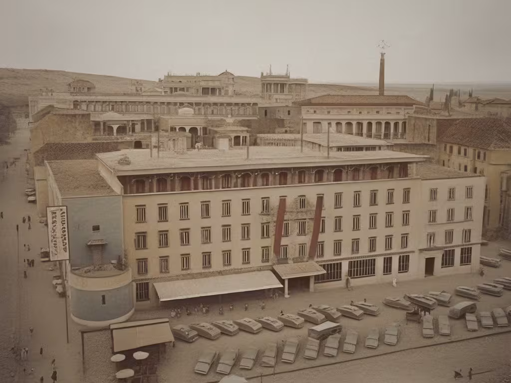 Historická podoba – grandhotel a okresní dům v Pardubicích