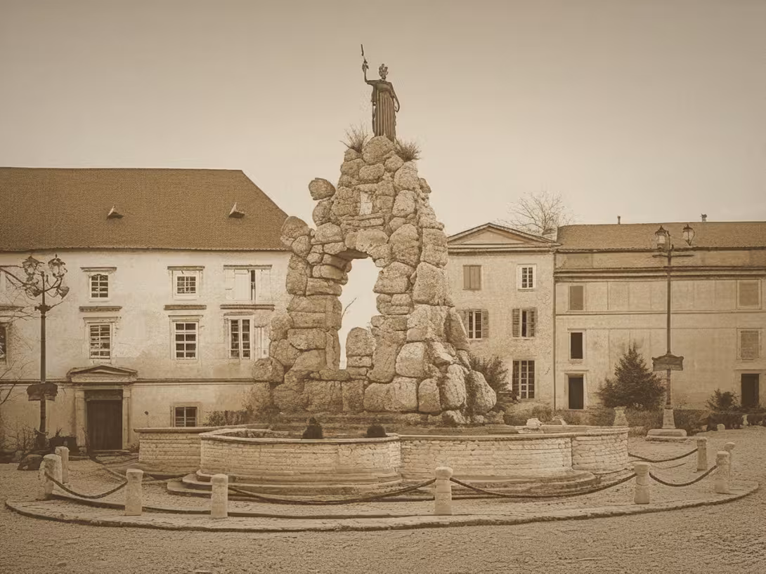 Historická podoba – Kašna Parnas
