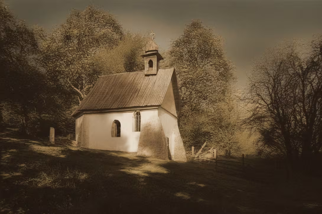 Historická podoba – kaple svaté Barbory (Podlesí)