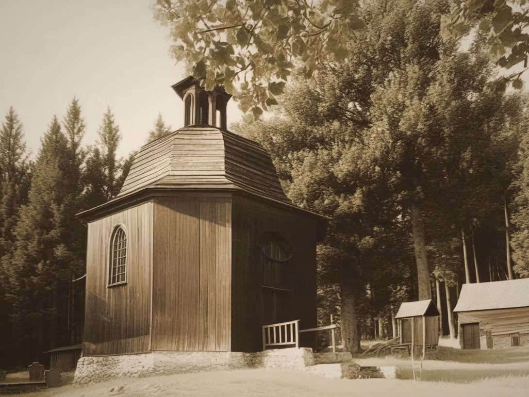 Historical appearance – kaple svatého Huberta (Karlova Studánka)