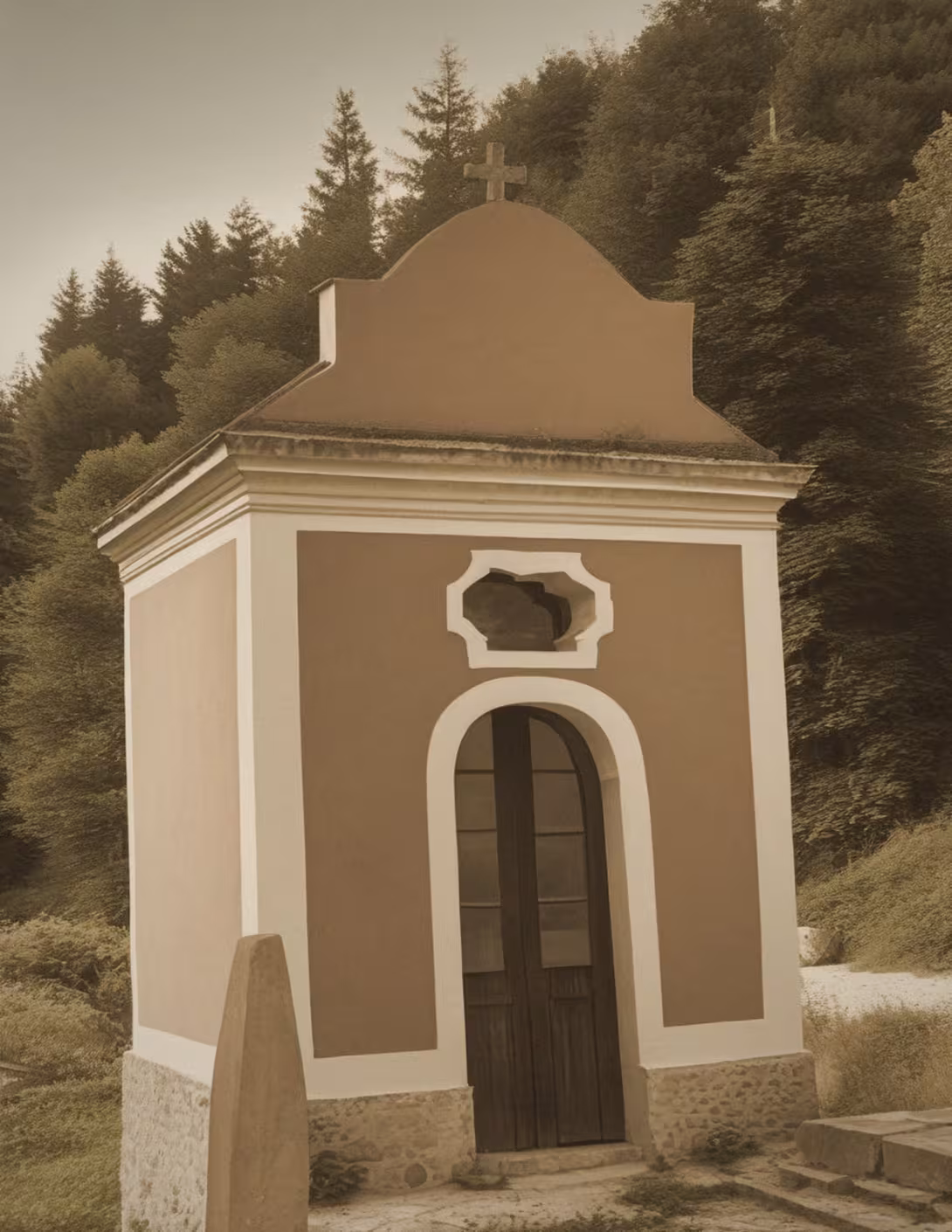 Historická podoba – Kaple svatého Jana Nepomuckého (Horní Vltavice)