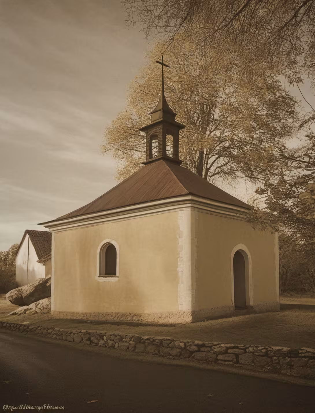 Historická podoba – kaple svatého Petra a Pavla (Bílý Kámen)