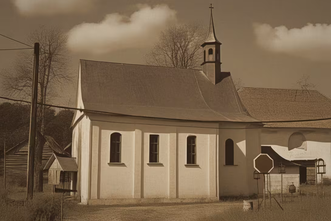 Historická podoba – Kostel Čtrnácti svatých pomocníků (Krompach)