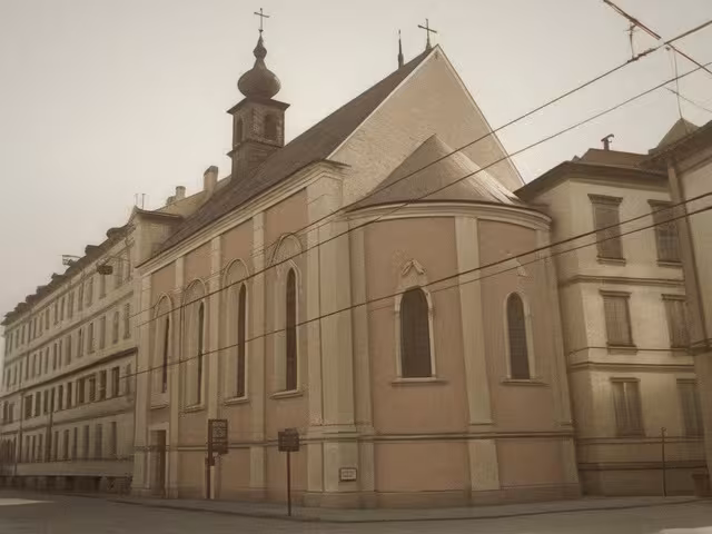 Historická podoba – Kostel Božského srdce Páně (České Budějovice 3)