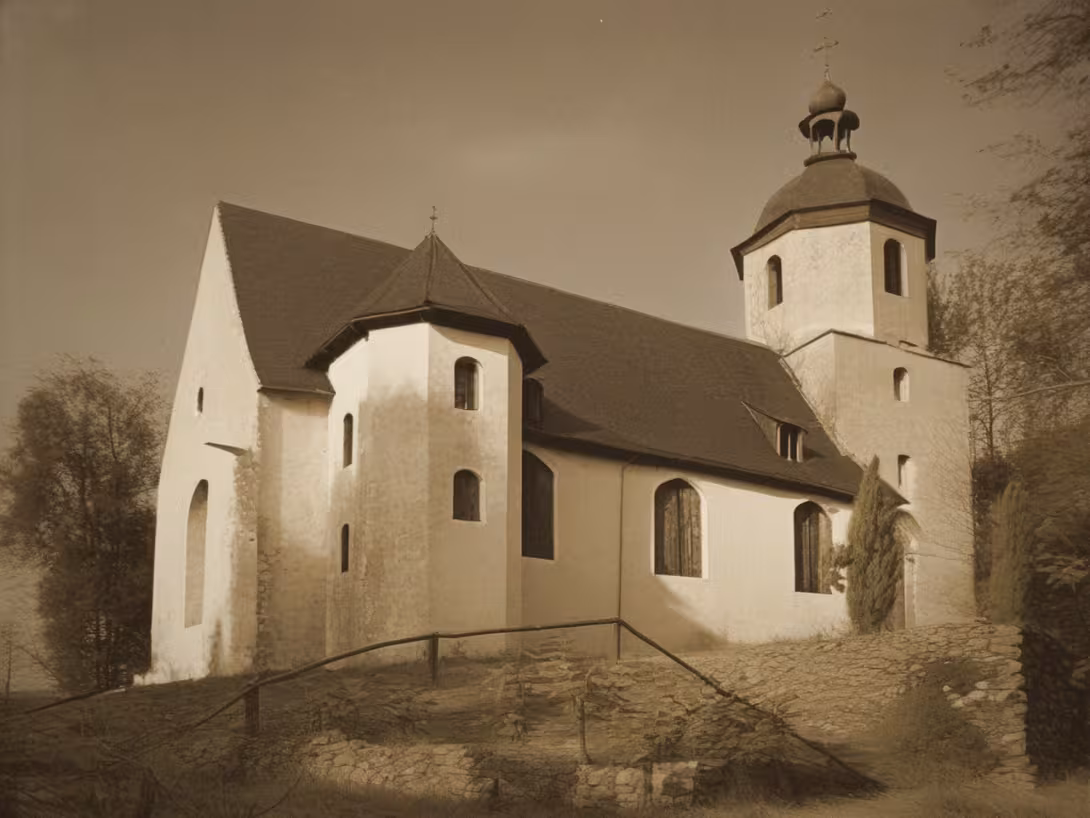 Historická podoba – Kostel Dobrého pastýře