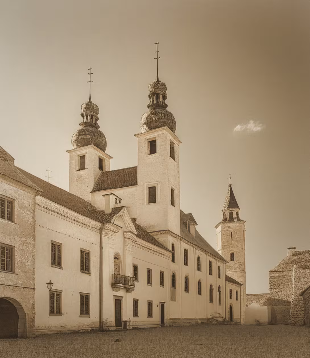 Historická podoba – Kostel Jména Ježíš v Telči