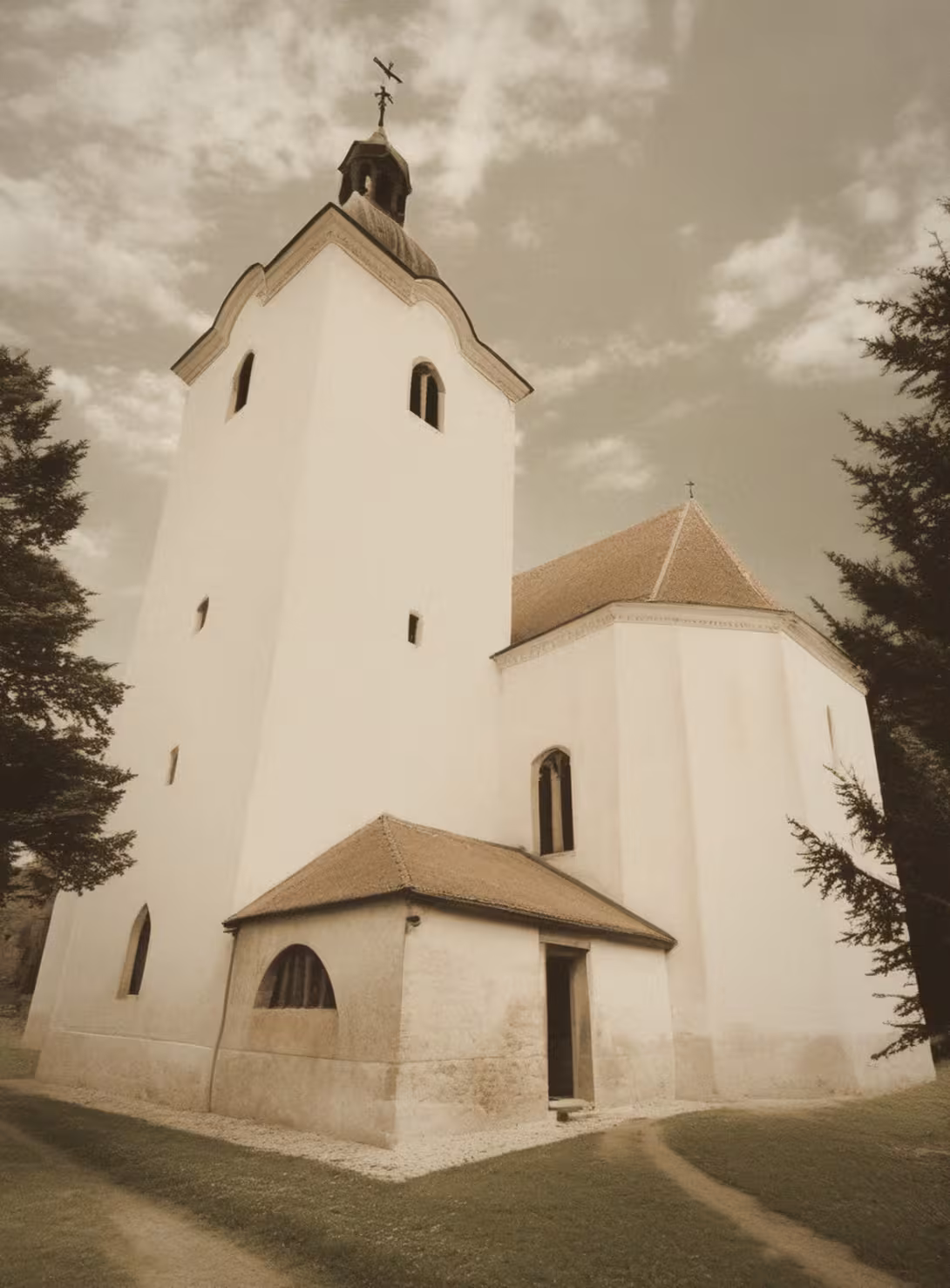 Historická podoba – kostel Jména Panny Marie (Slup)