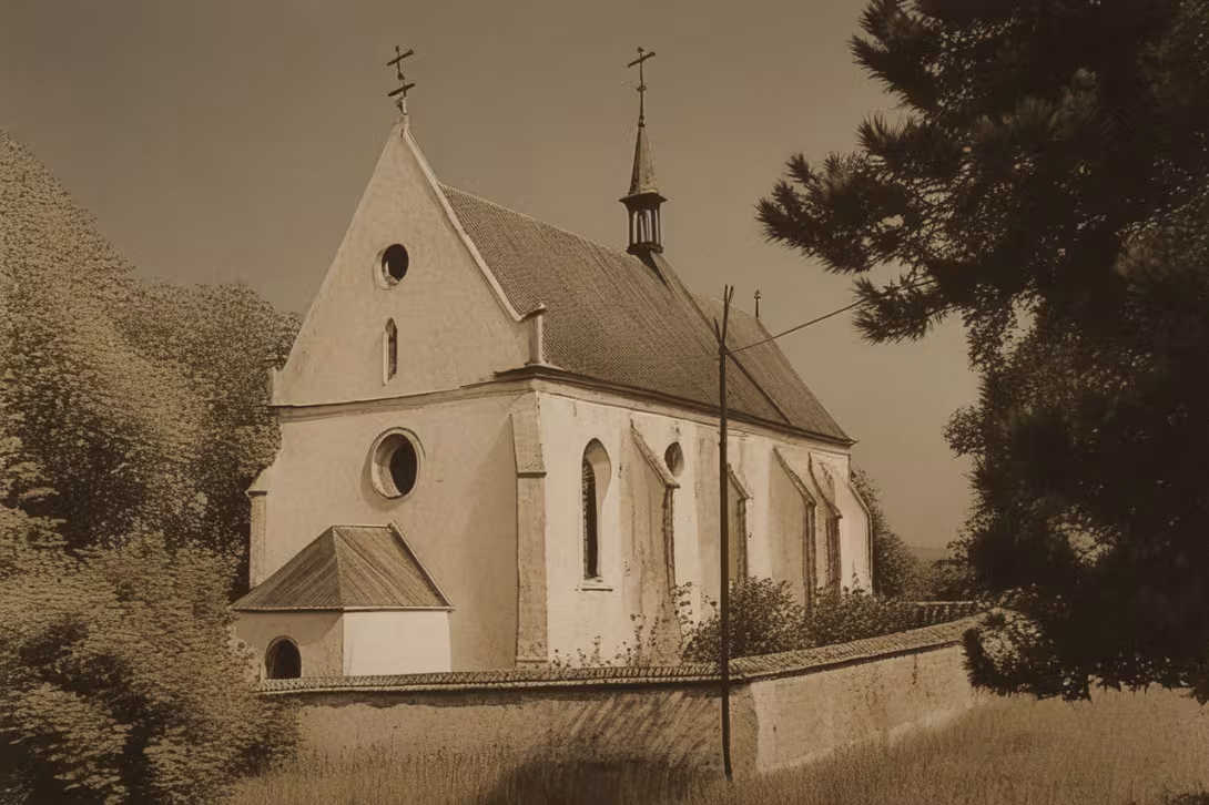 Historická podoba – kostel Jména Panny Marie (Vyskytná)