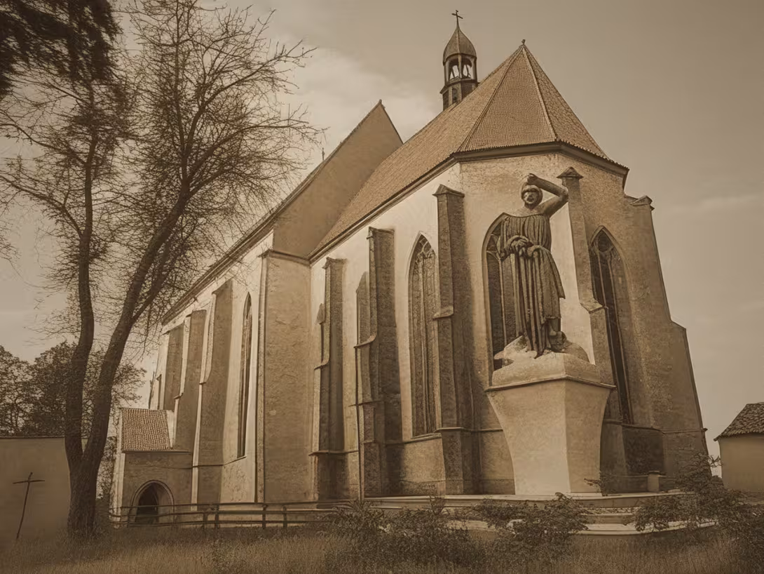 Historická podoba – Kostel Nanebevzetí Panny Marie (Blatná)