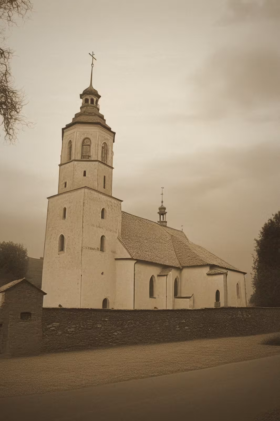 Historická podoba – Kostel Nanebevzetí Panny Marie (Brantice)