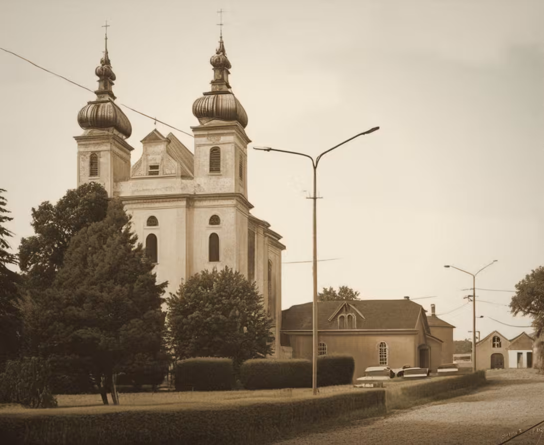 Historical appearance – Kostel Nanebevzetí Panny Marie (Budišov nad Budišovkou)