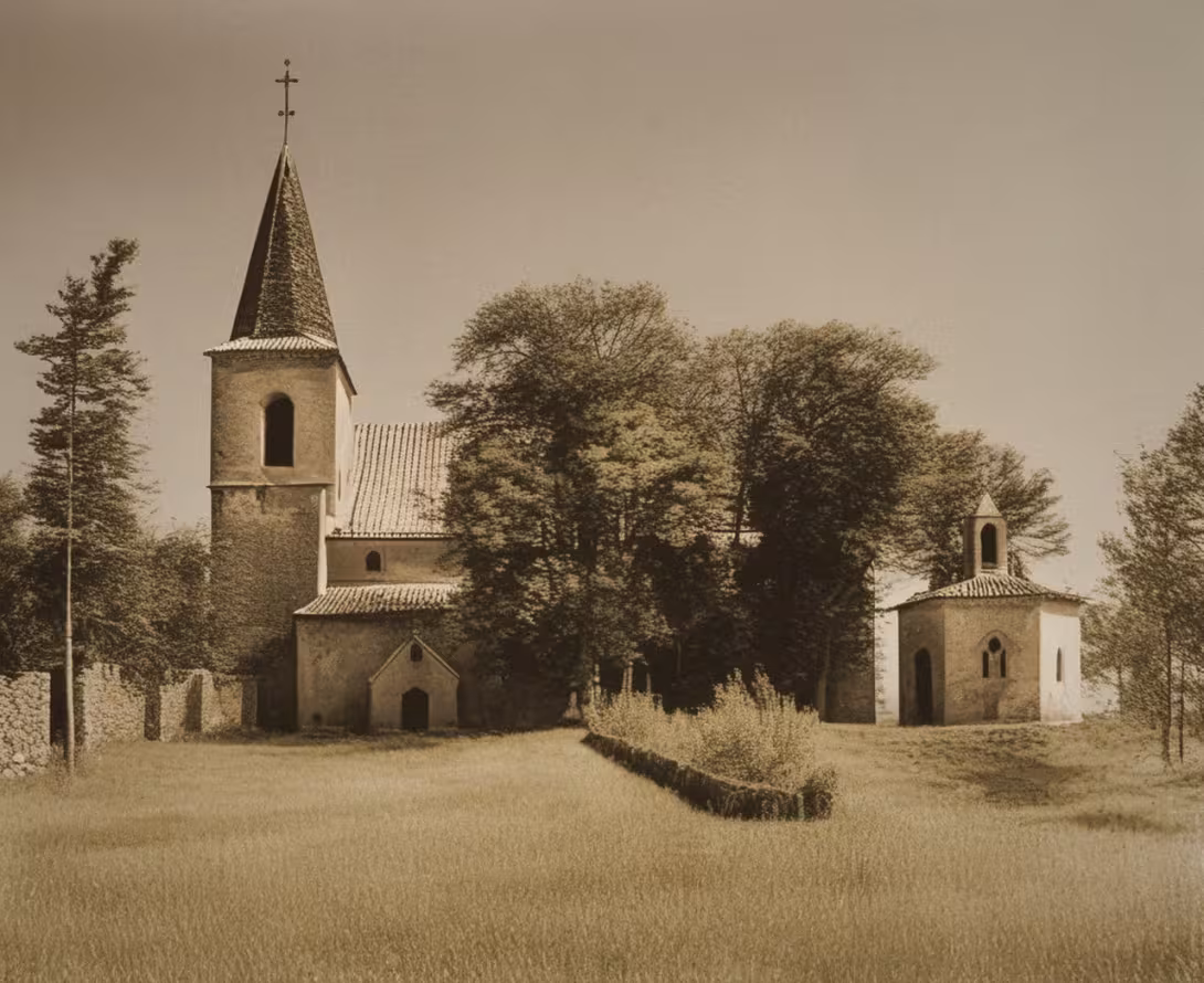Historická podoba – Kostel Nanebevzetí Panny Marie (Charvatce)