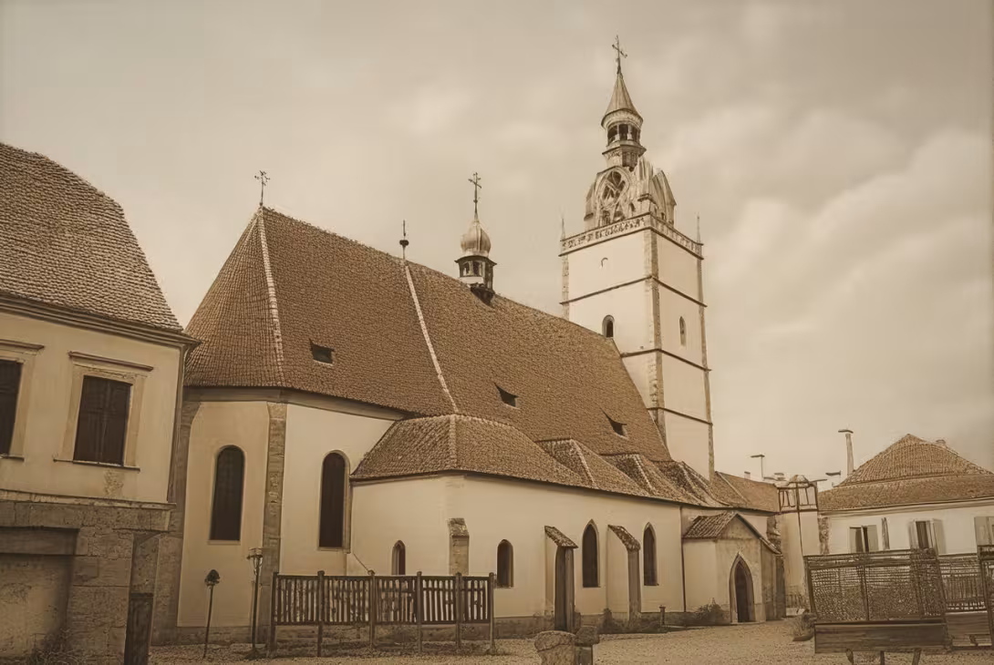 Wygląd historyczny – kostel Nanebevzetí Panny Marie (Ivančice)