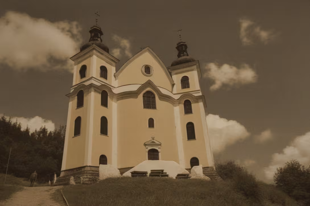 Historická podoba – Kostel Nanebevzetí Panny Marie (Neratov)