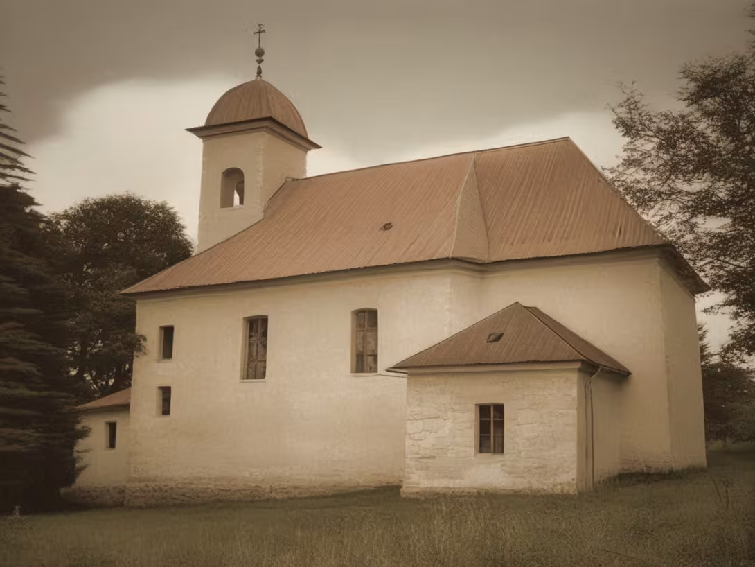 Wygląd historyczny – kostel Nanebevzetí Panny Marie (Nové Valteřice)