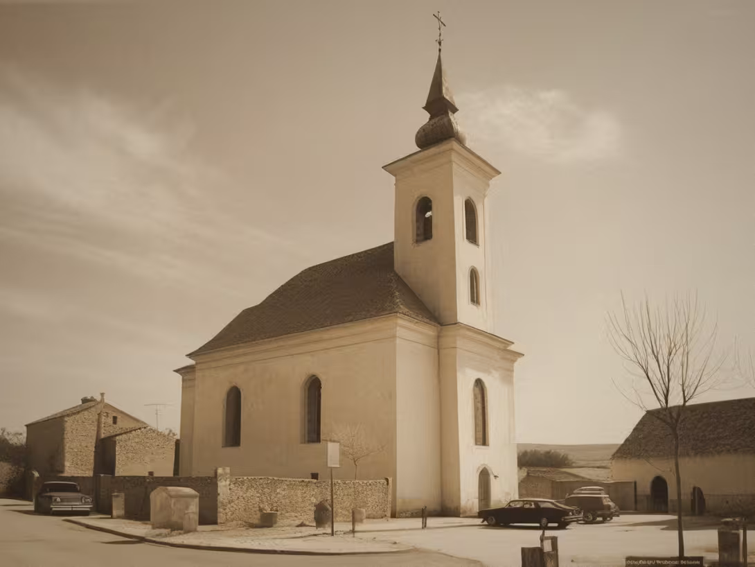 Historisches Erscheinungsbild – kostel Nanebevzetí Panny Marie (Unkovice)