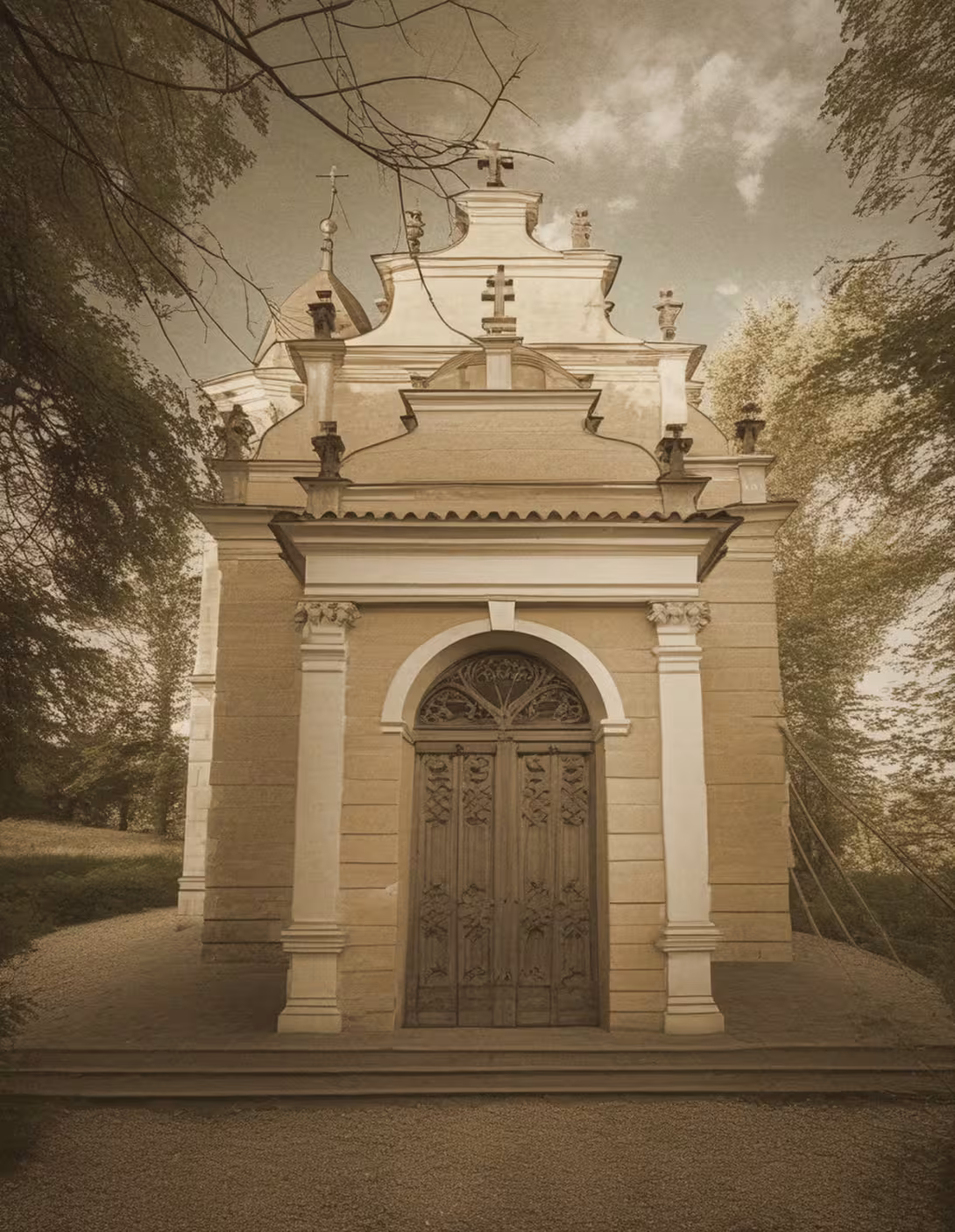 Historická podoba – Kostel Nanebevzetí Panny Marie v Klecanech