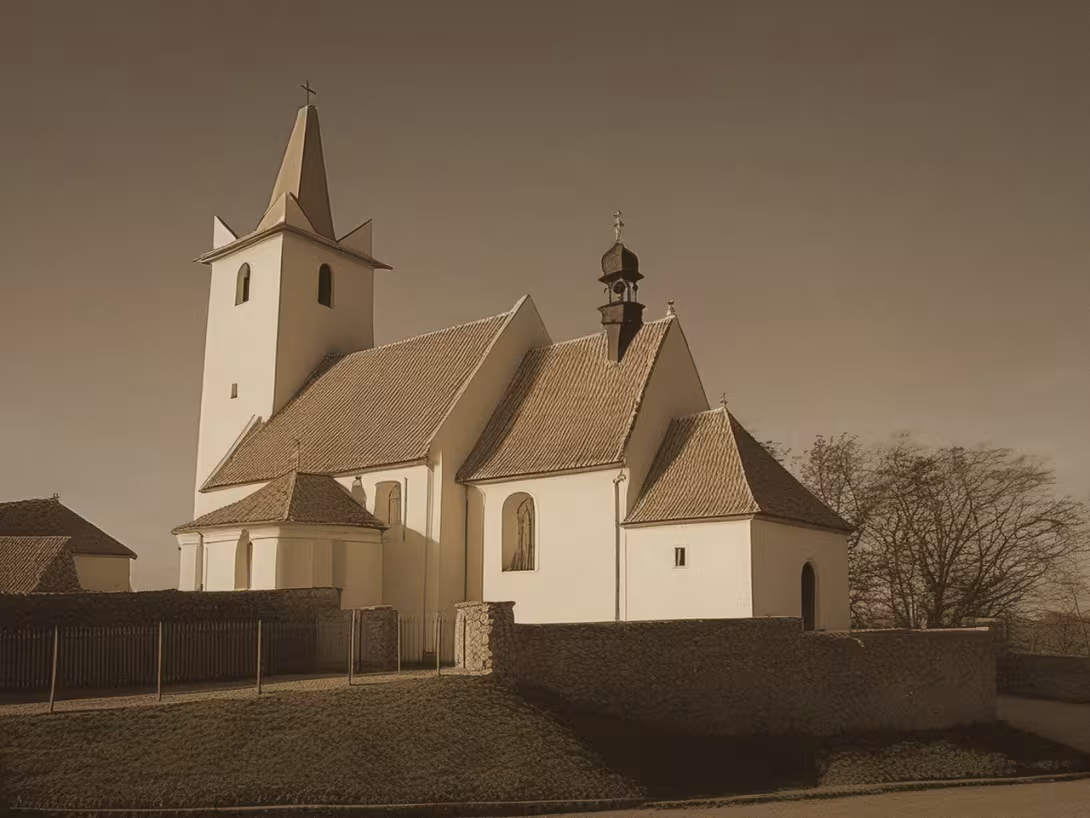 Historická podoba – Kostel Narození Panny Marie (Červené Pečky)