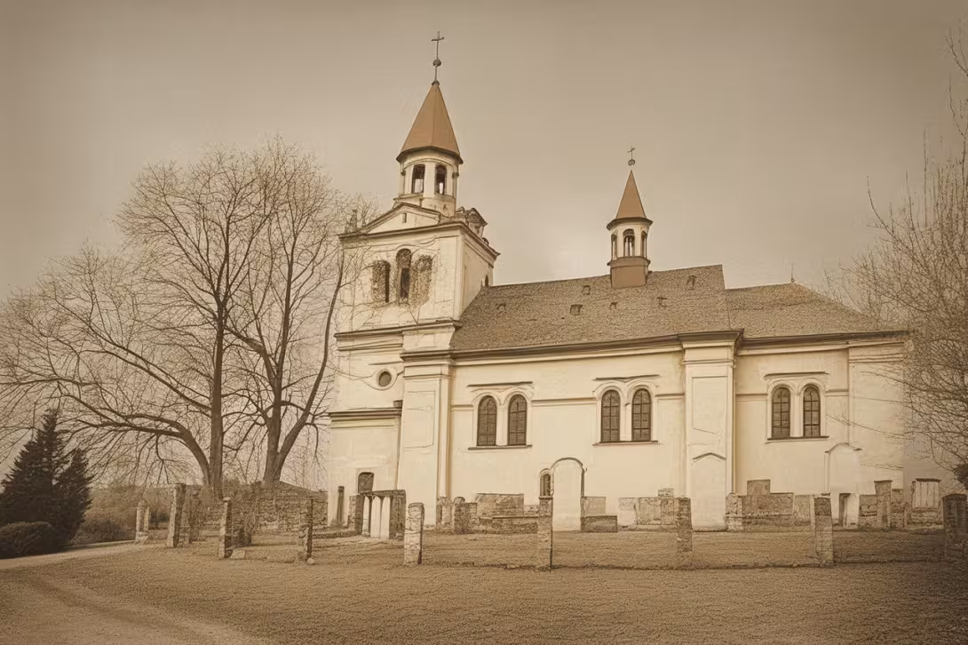 Historická podoba – kostel Narození Panny Marie (Choťovice)