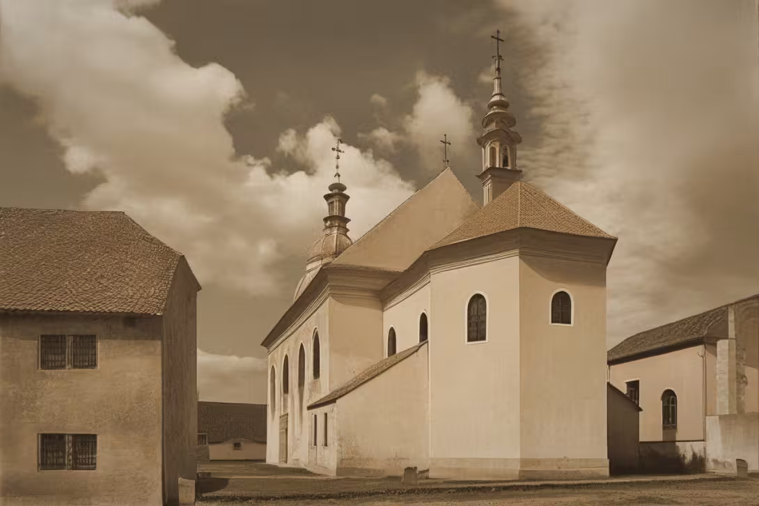 Historická podoba – Kostel Narození Panny Marie (Radonice)