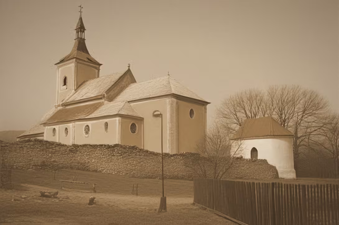 Historická podoba – Kostel Narození Panny Marie v Kravařích