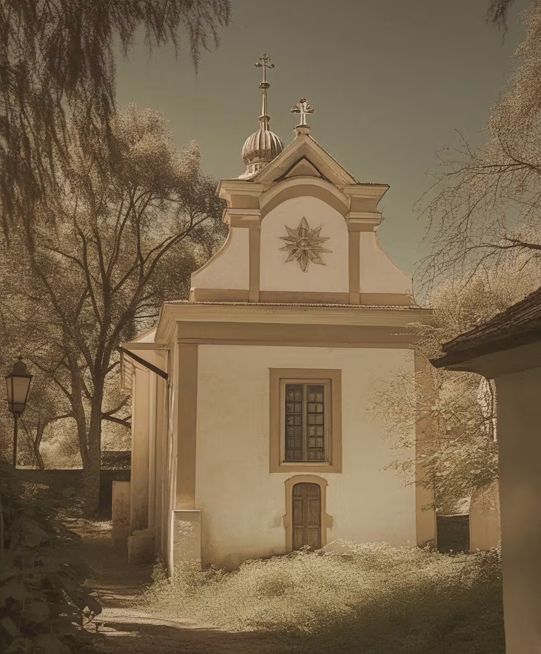 Historická podoba – Kostel Narození Panny Marie v Malé Chuchli