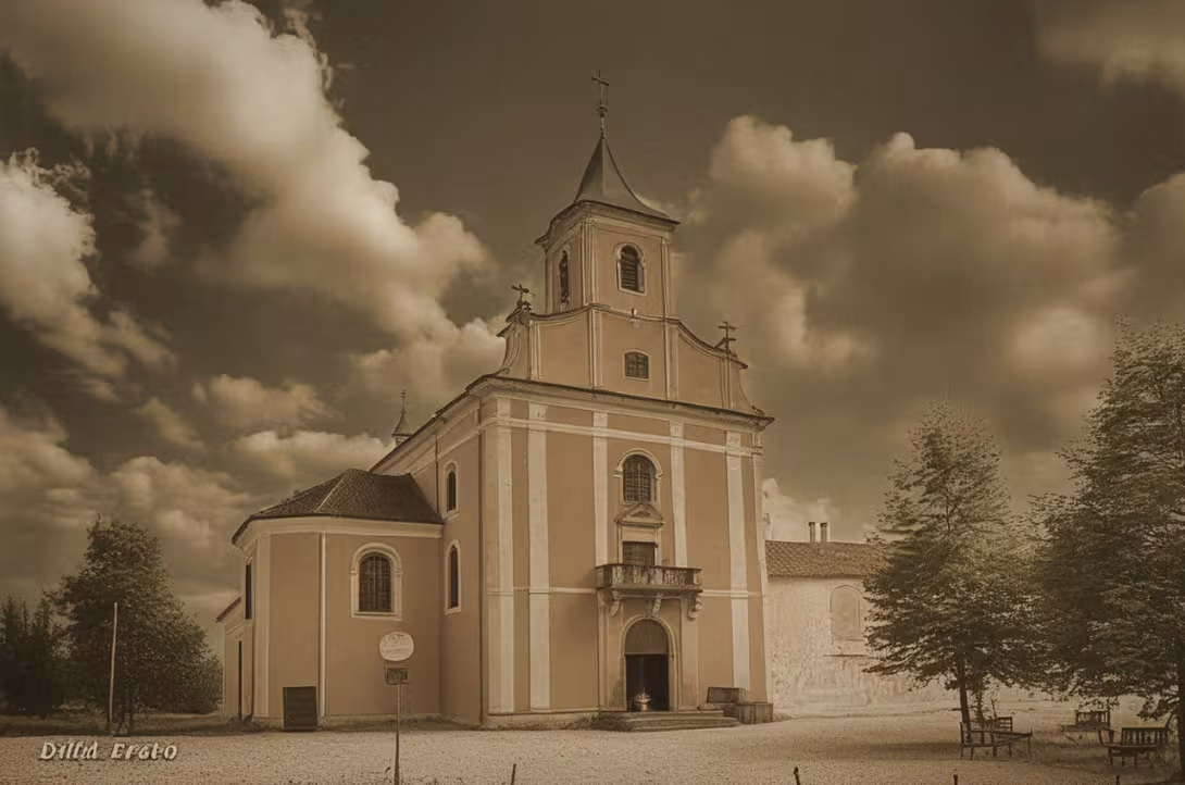 Historická podoba – kostel Narození Panny Marie ve Štípě