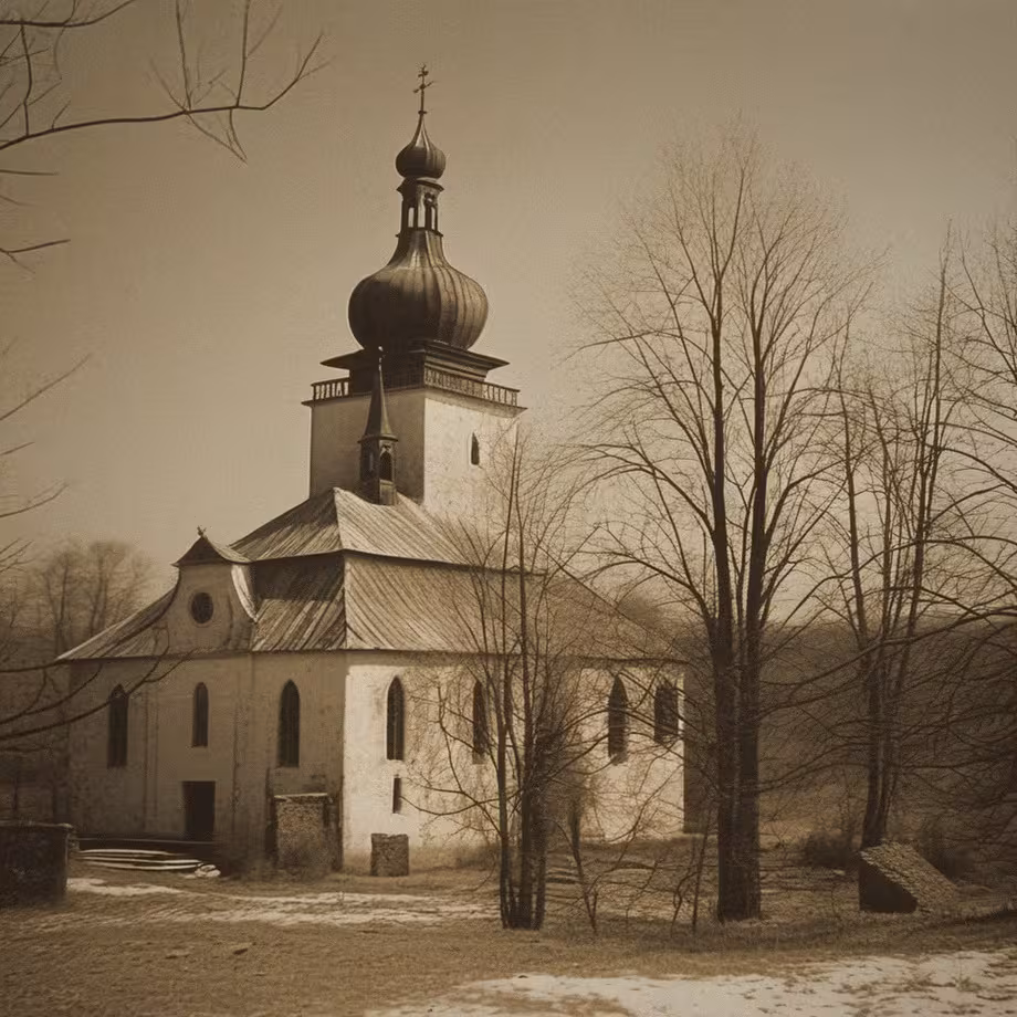 Historická podoba – Kostel Navštívení Panny Marie (Božkov)