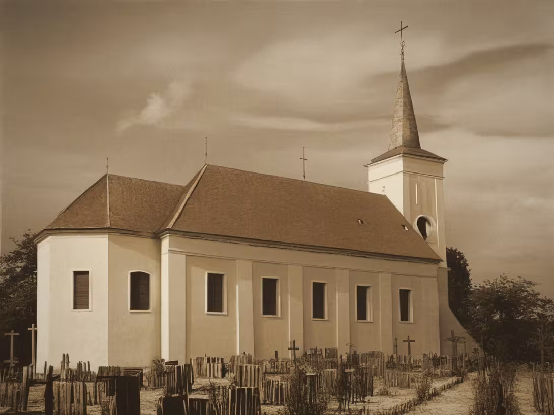 Historická podoba – kostel Navštívení Panny Marie (Mistřín)