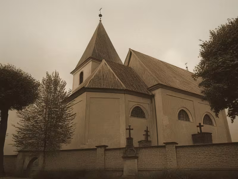Historická podoba – Kostel Nejsvětější Trojice (Šachov)