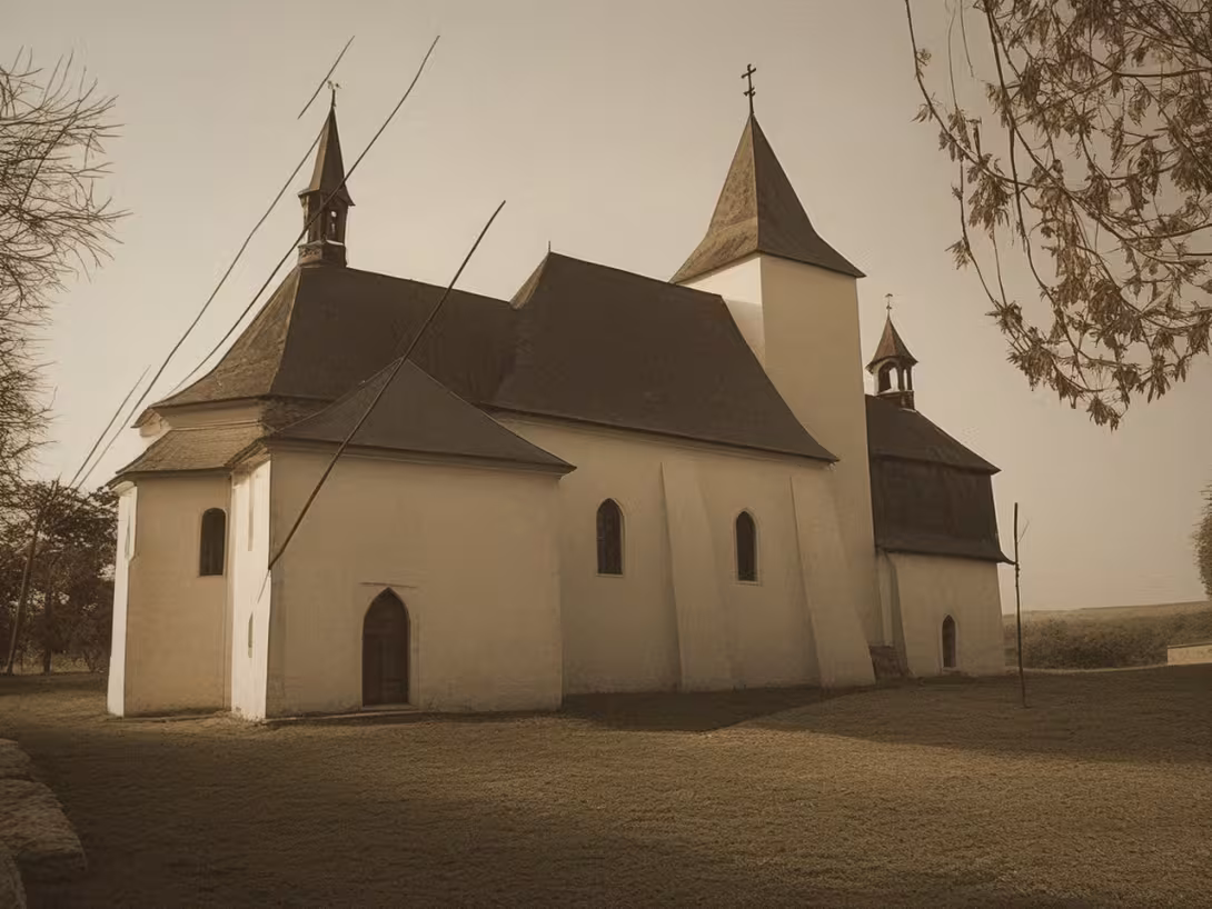 Historická podoba – kostel Nejsvětější Trojice (Jenišovice)