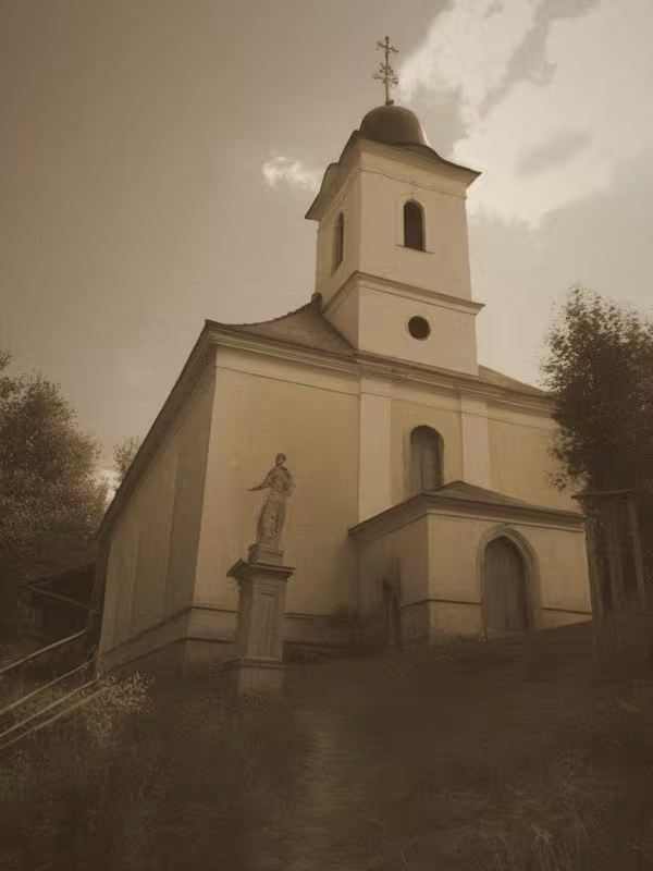 Historical appearance – kostel Nejsvětější Trojice (Velká Úpa)