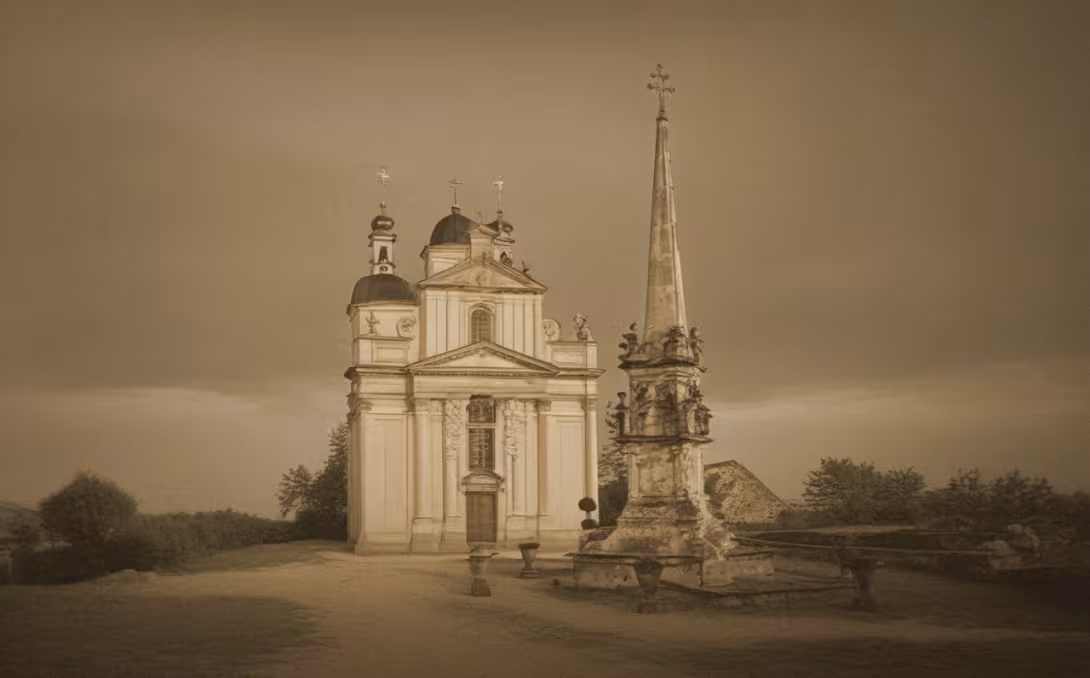 Historická podoba – Kostel Nejsvětější Trojice ve Valči