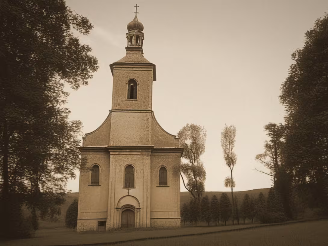 Historická podoba – Kostel Neposkvrněného početí Panny Marie (Holčovice)