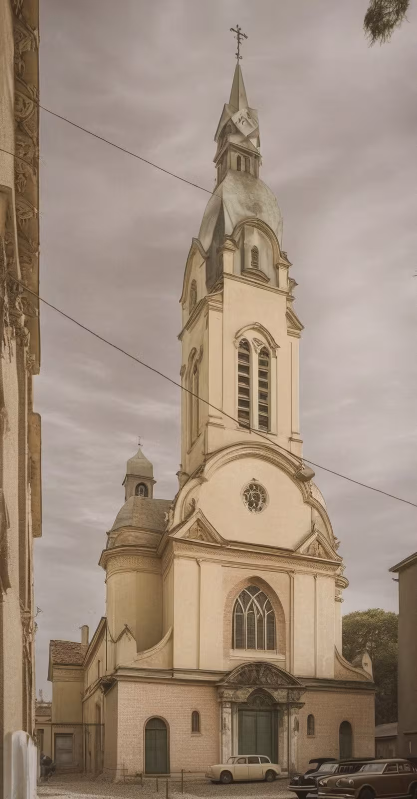 Historická podoba – kostel Neposkvrněného početí Panny Marie (Trnitá)