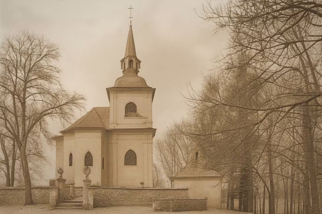 Historisches Erscheinungsbild – kostel Panny Marie Bolestné (Malá Lhota)
