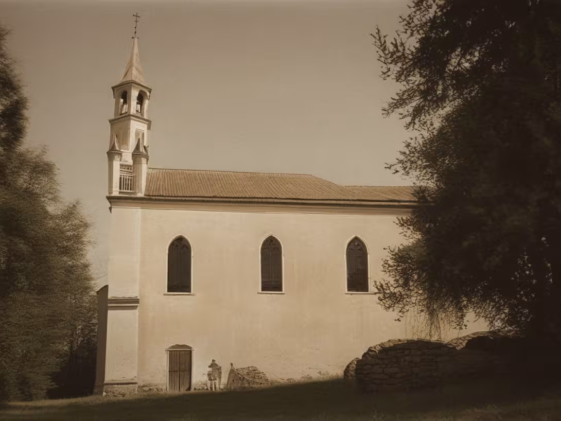 Historical appearance – Kostel Panny Marie Bolestné (Mutná)