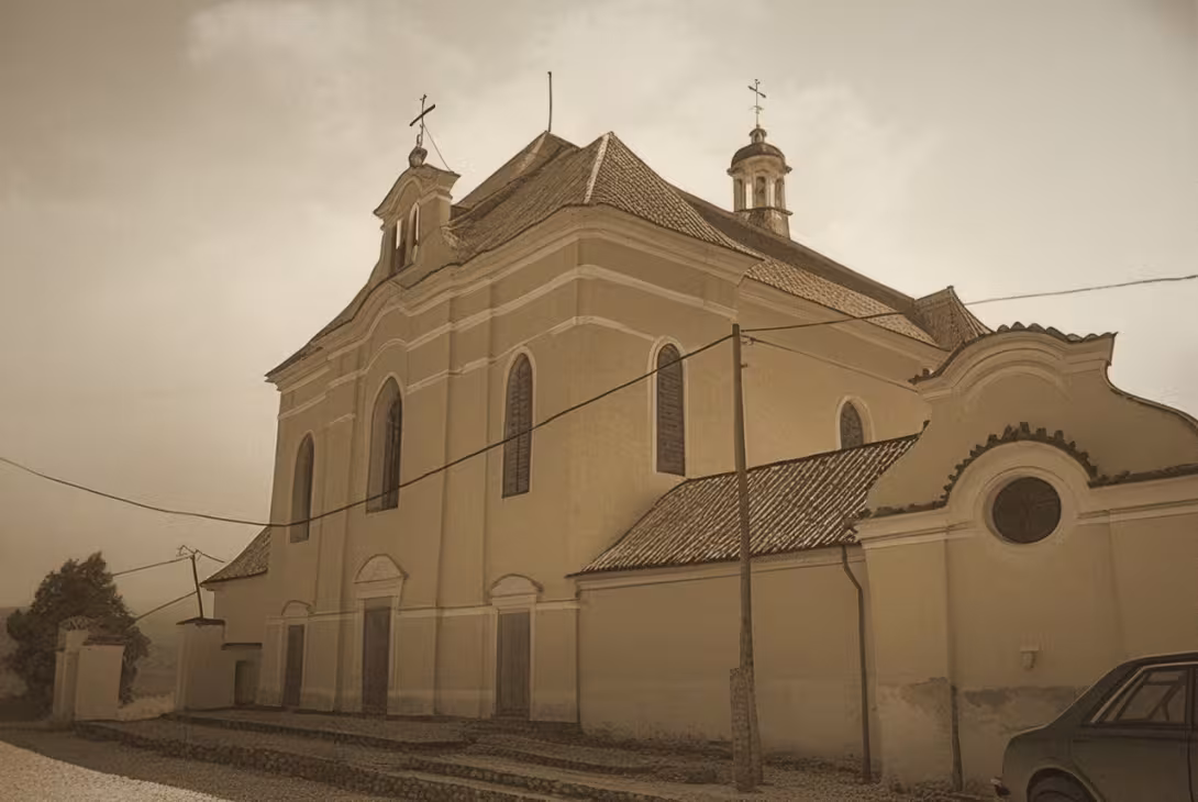 Historisches Erscheinungsbild – Kostel Panny Marie Bolestné (Přední Ptákovice)