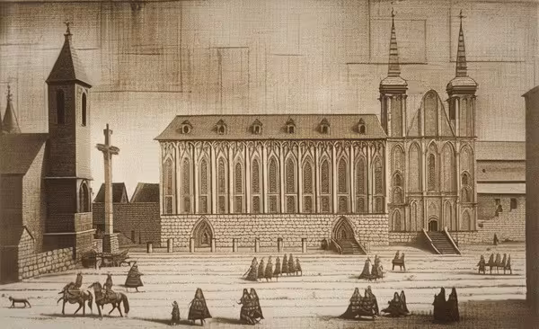Historická podoba – Kostel Panny Marie na Předhradí