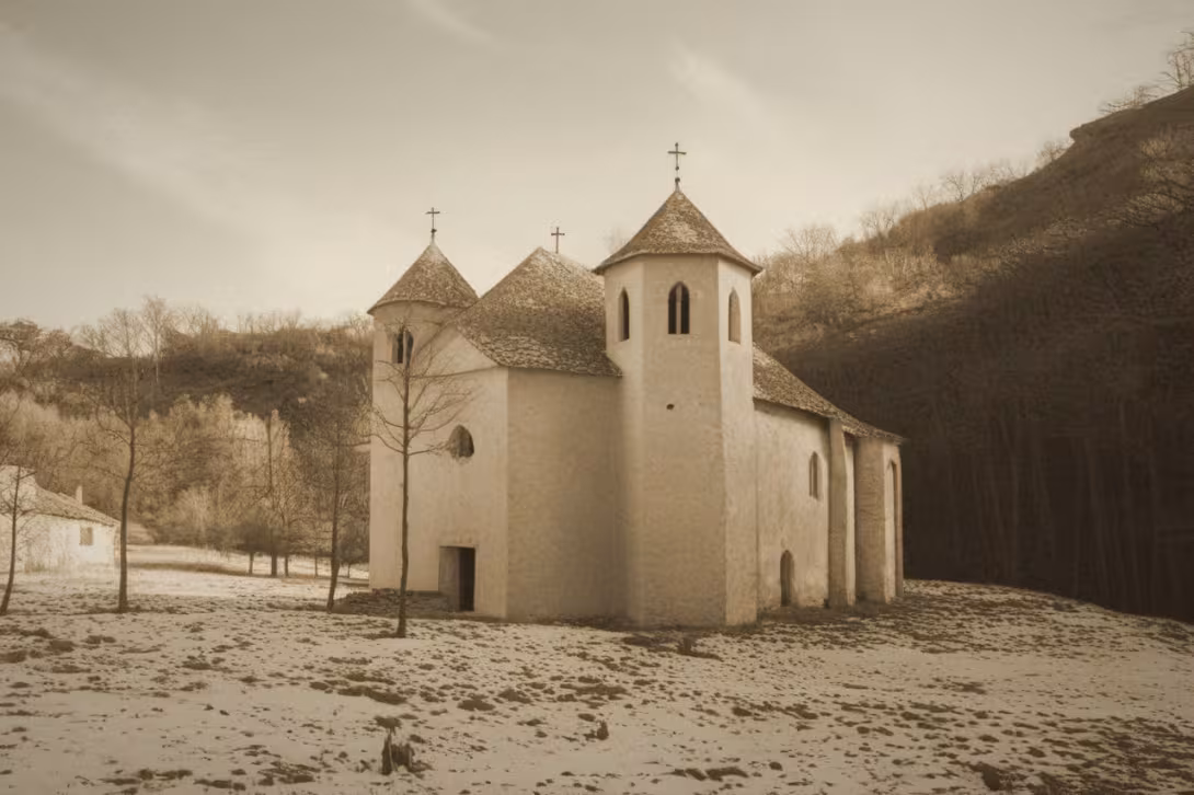 Historická podoba – Kostel Panny Marie pod Skalou