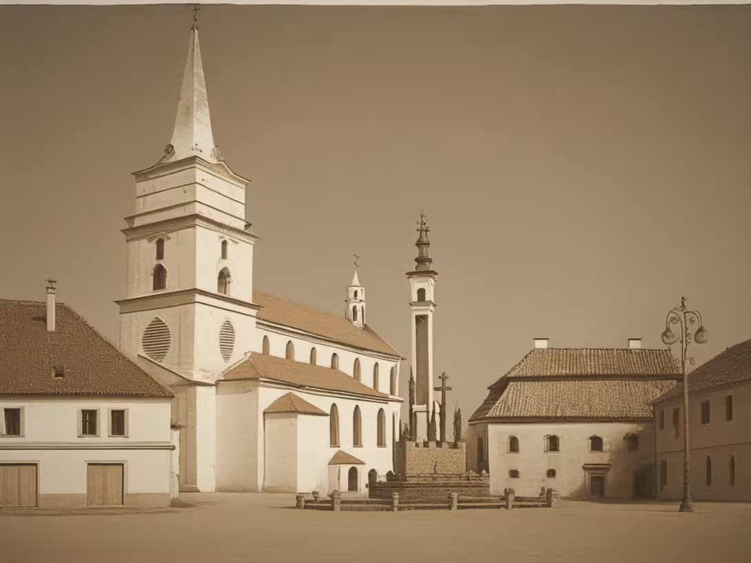 Historická podoba – kostel Panny Marie Sněžné v Rokycanech
