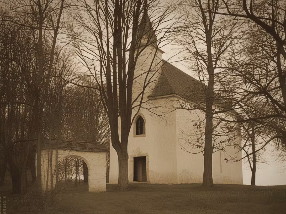 Wygląd historyczny – kostel Povýšení svatého Kříže (Moravský Beroun)