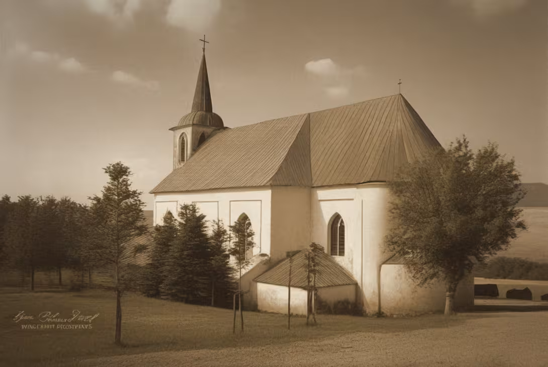 Historická podoba – Kostel svaté Anny (Boží Dar)